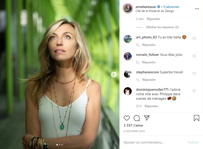 Amélie Etasse sur Instagram