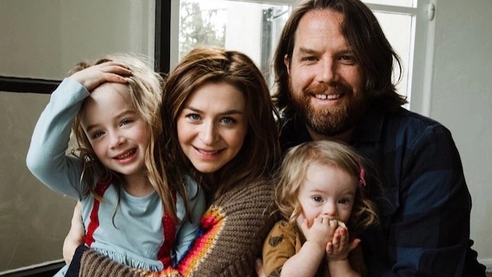 Caterina Scorsone et sa famille