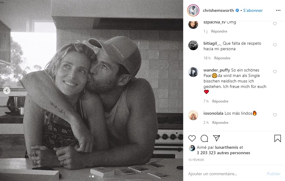 Chris Hemsworth et Elsa Pataky