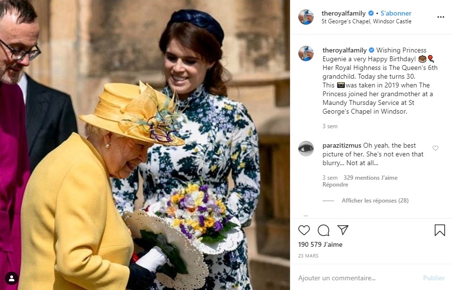 Elizabeth II et sa petite-fille