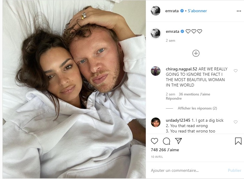 Emily Ratajkowski et son mari