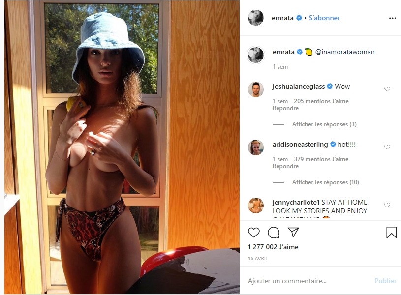 Emily Ratajkowski nue