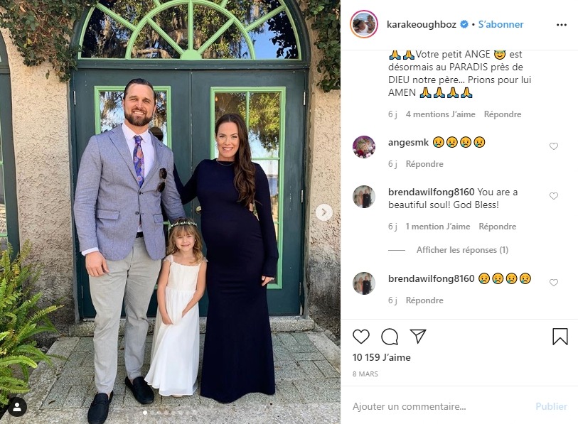Kara Keough en famille