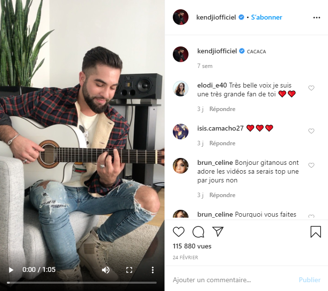 Kendji Girac : un concert gratuit pendant le confinement pour les fans!