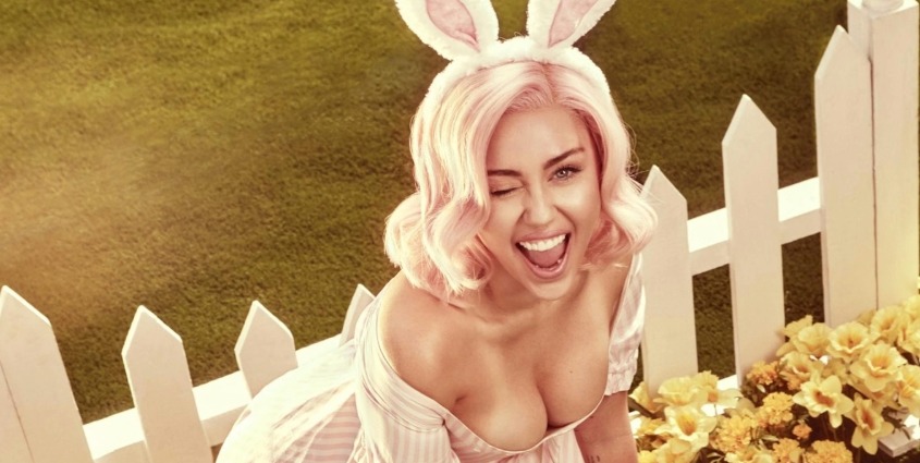 Miley Cyrus sexy pour Pâques