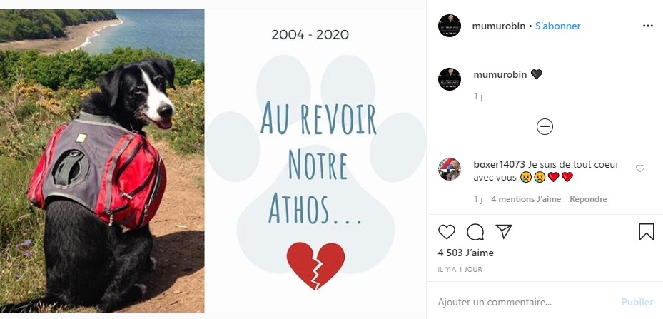 Muriel Robin sur Instagram