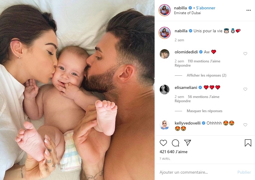 Nabilla et sa famille