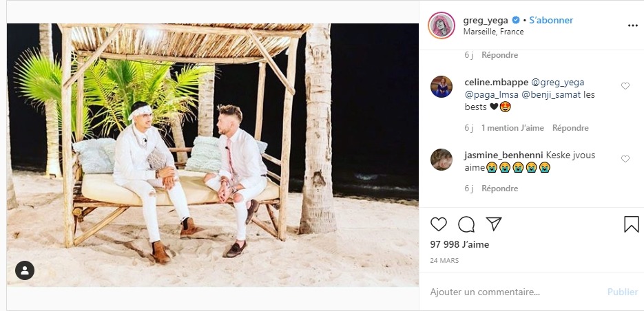 Paga et Greg sur Instagram