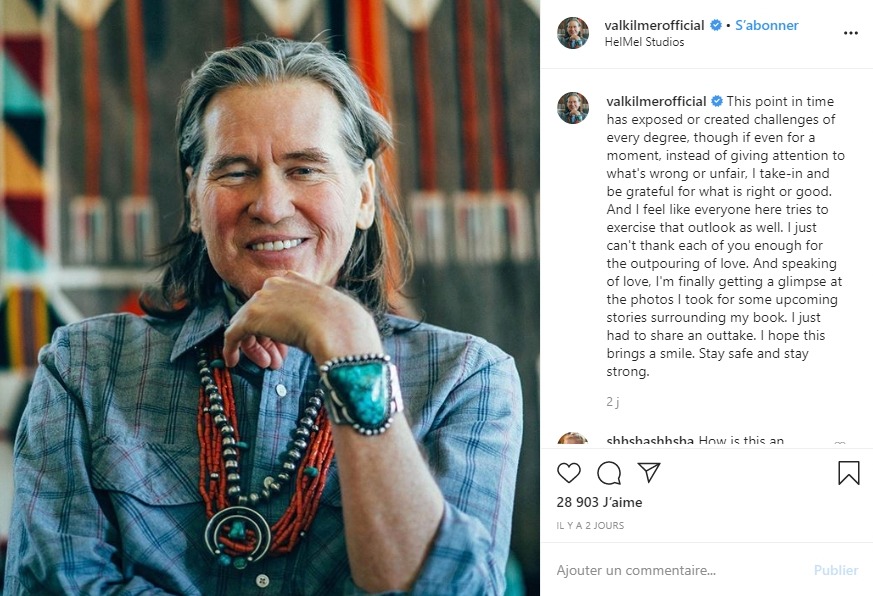 Val Kilmer sur Instagram