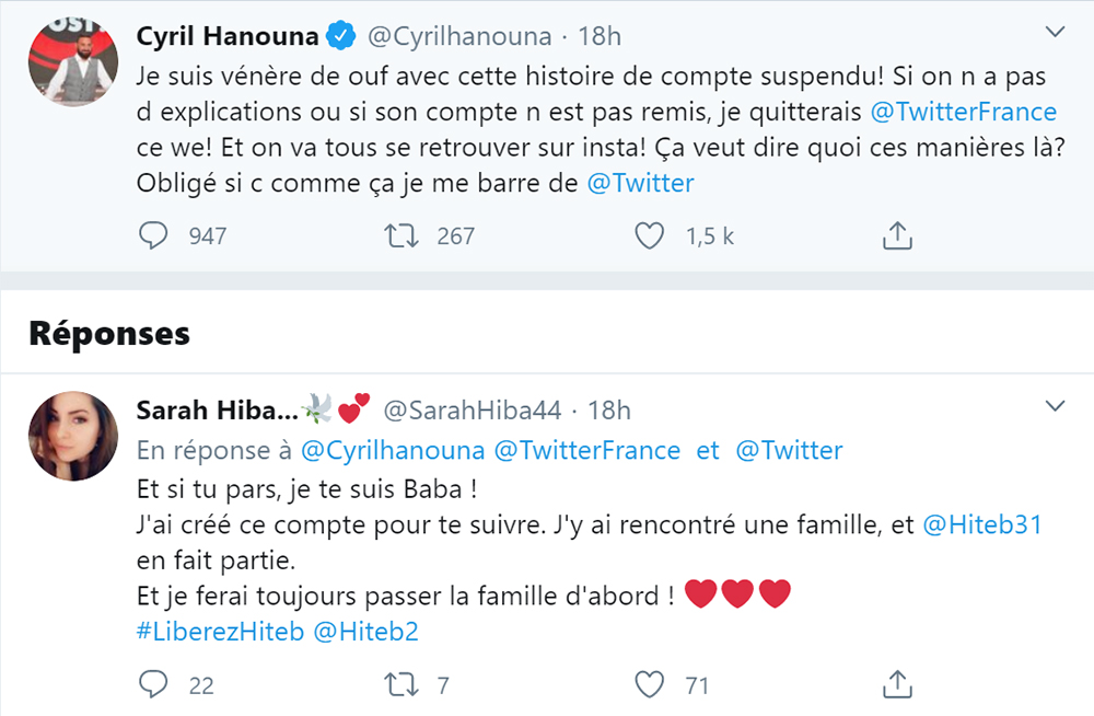 Cyril Hanouna menace Twitter de quitter le réseau social