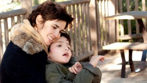 Eglantine Emeye et son fils Samy