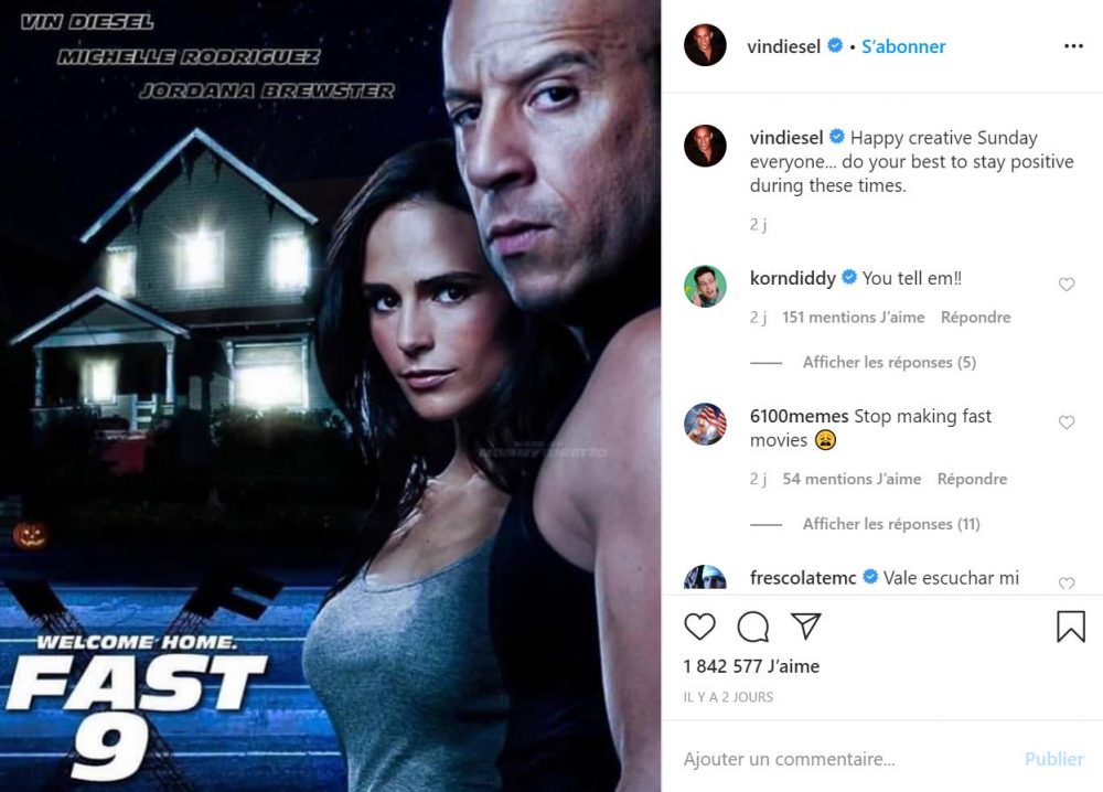 Vin Diesel dénonce une guerre entre Universal Studio et la P.G.A !