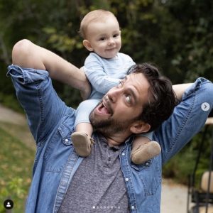 Nick Cordero et son fils Elvis