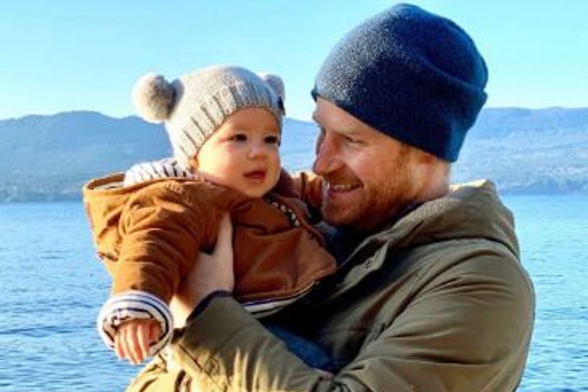 Le prince Harry avec son fils Archie