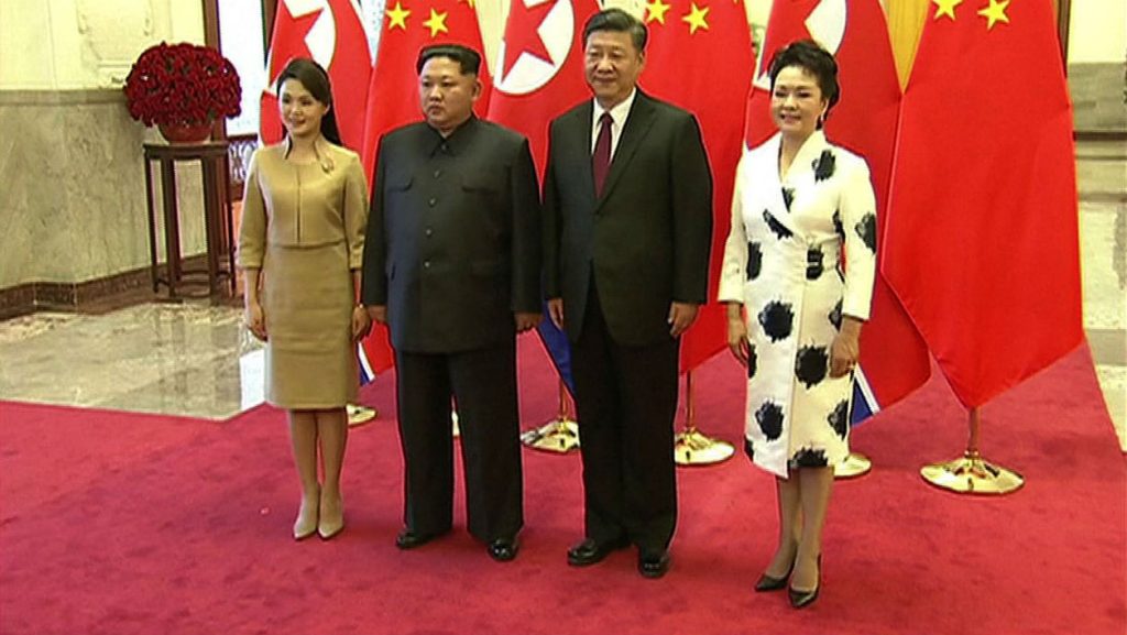 Ri Sol-ju et Kim Jong-un sur BFMTV