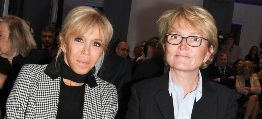 Brigitte Macron et Claude Chirac