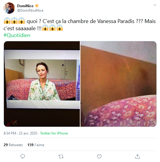 Vanessa Paradis nous dévoile sa chambre dégueulasse et immonde ! La photo qui a choqué les internautes !