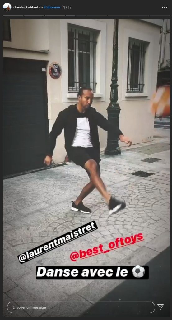 Claude et Laurent font un foot