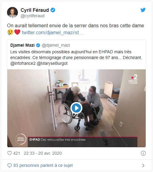 Cyril Féraud sur Twitter