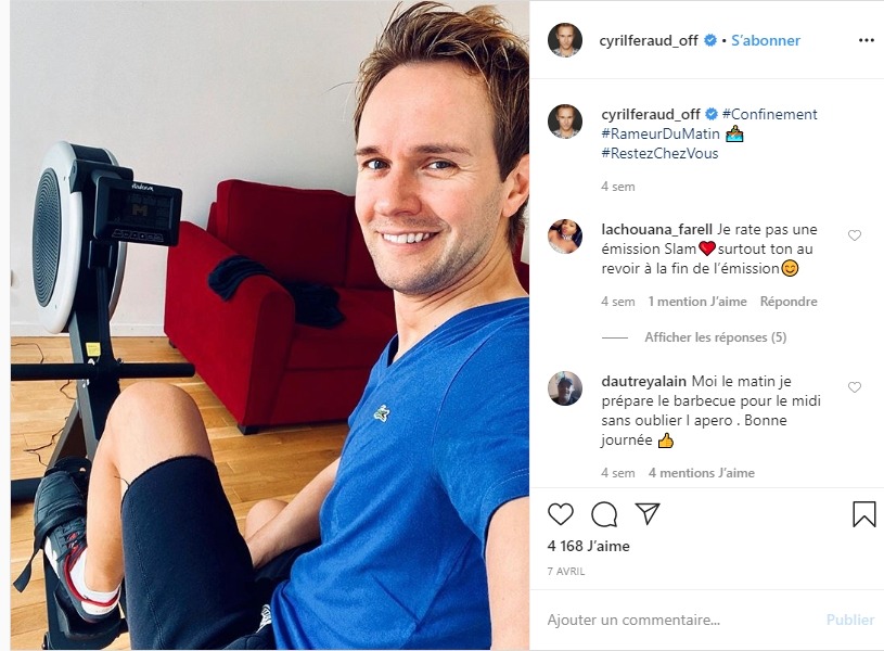 Cyril Féraud sur instagram