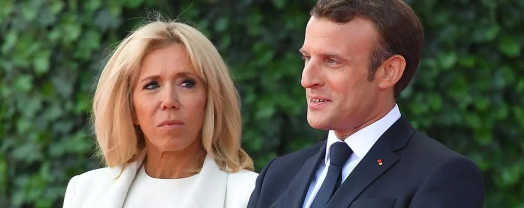 Emmanuel Macron et sa femme