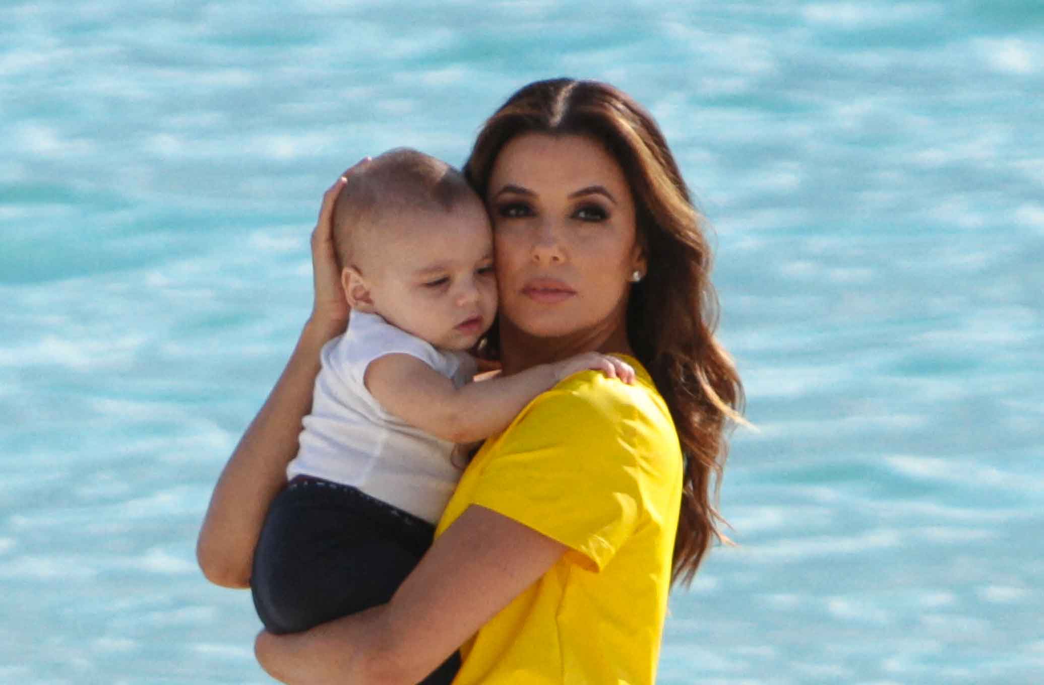 Eva Longoria et son fils