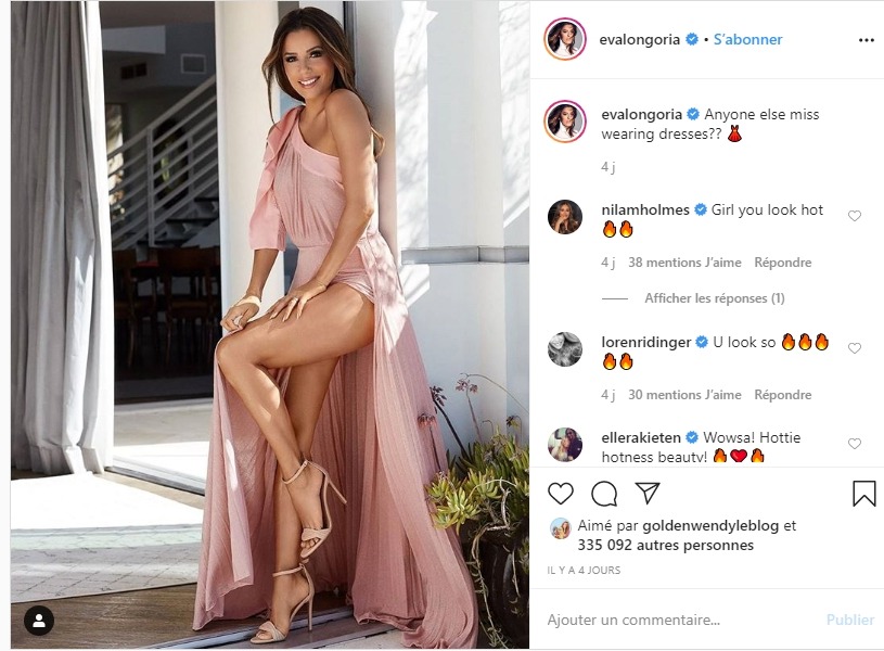 Eva Longoria sur instagram