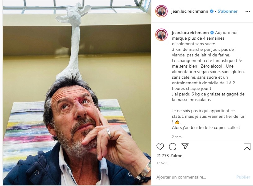 Jean-Luc Reichmann sur instagram