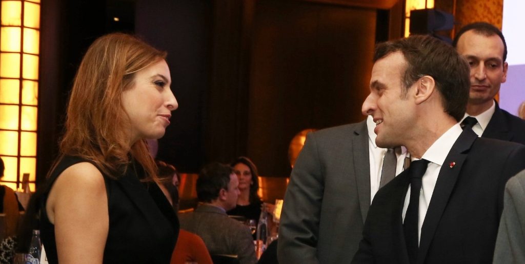 Léa Salamé et Macron