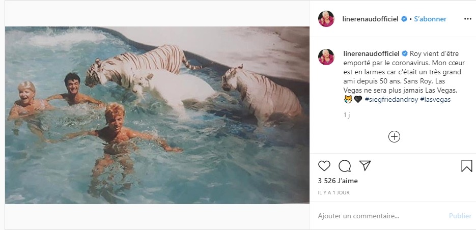 Line Renaud sur Instagram