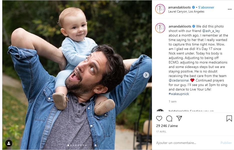 Nick Cordero et son fils