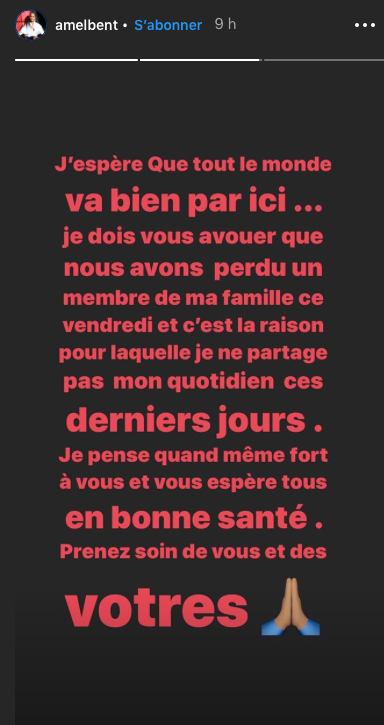 Story d'Amel Bent