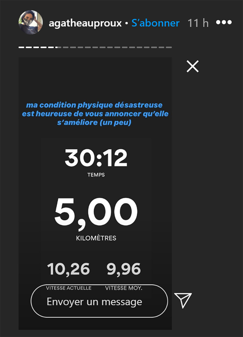 Agathe Auproux : ses performances sportives épatent ses fans