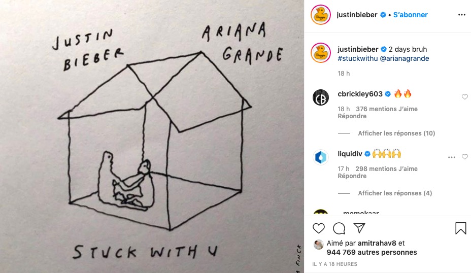 ariana grande justin bieber