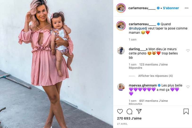 carla moreau et sa fille ruby