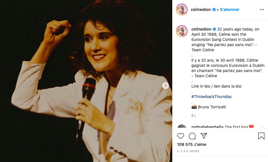 celine dion eurovision