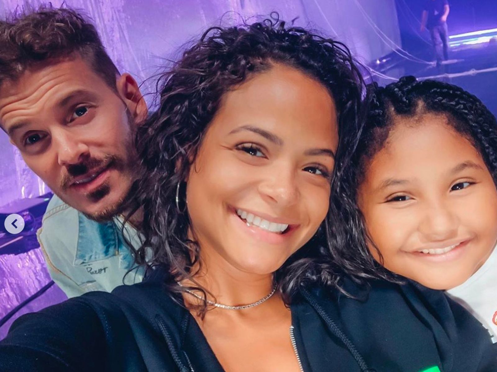 Christina Milian, Matt Pokora et Violet