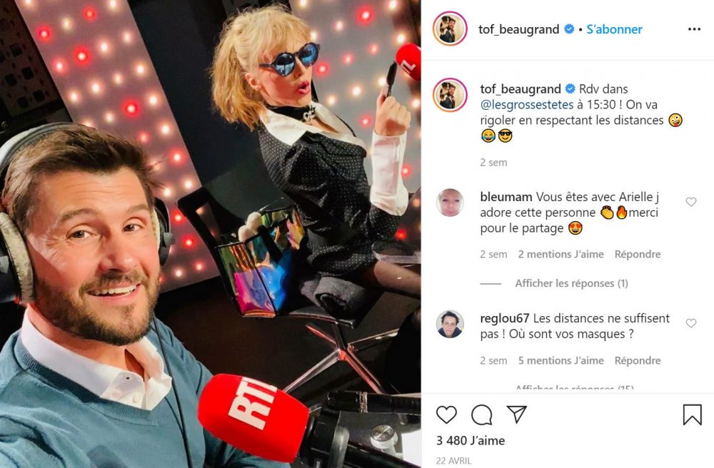 Christophe Beaugrand sur RTL pour les Grosses Têtes