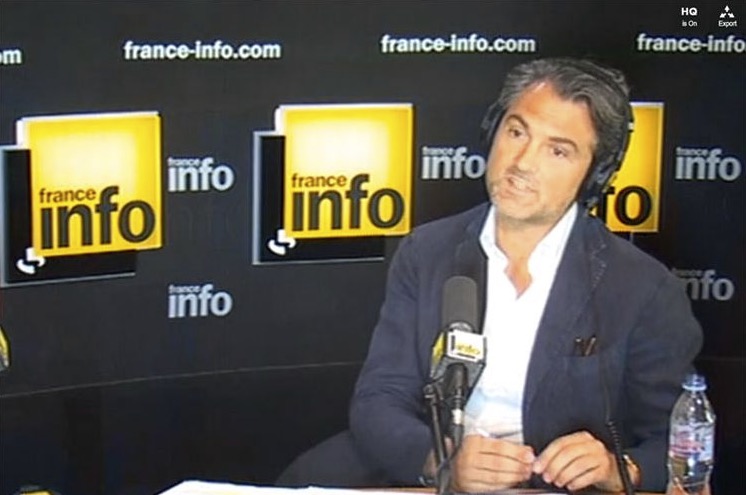 Stéphane Delajoux sur Franceinfo