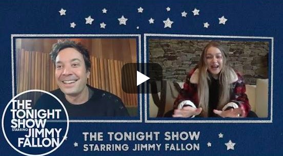 Gigi Hadid et Jimmy Fallon