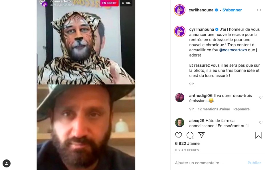Cyril Hanouna et Noam Cartozo