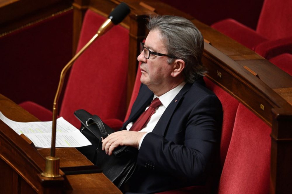 Jean-Luc Mélenchon donne son avis suite à la présentation de la carte des départements