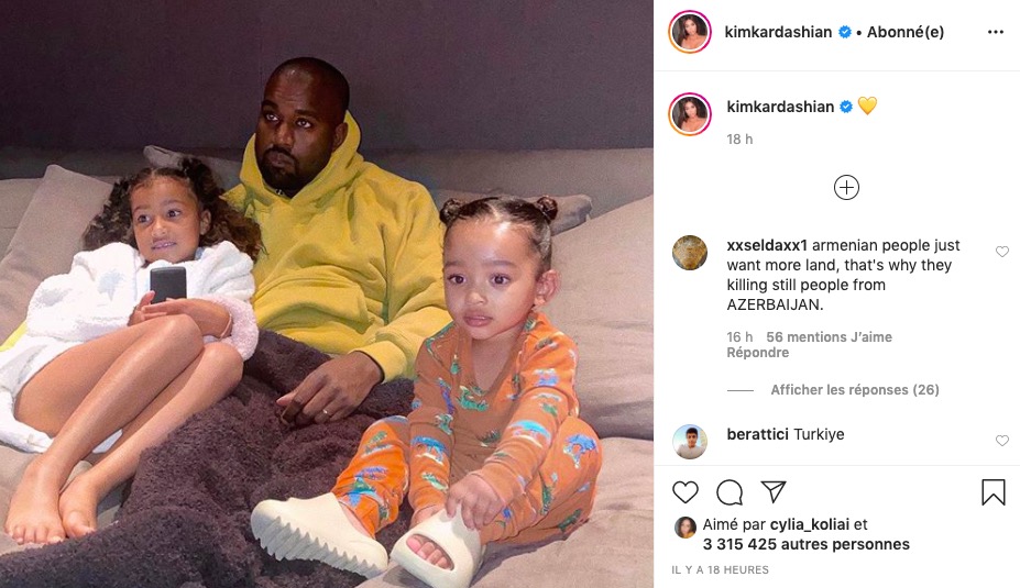 kanye west et ses filles