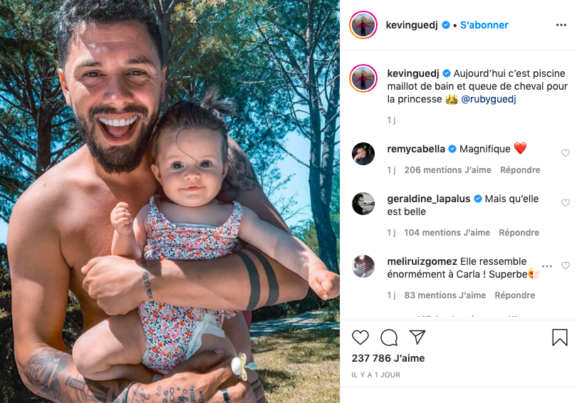 kevin guedj et sa fille ruby