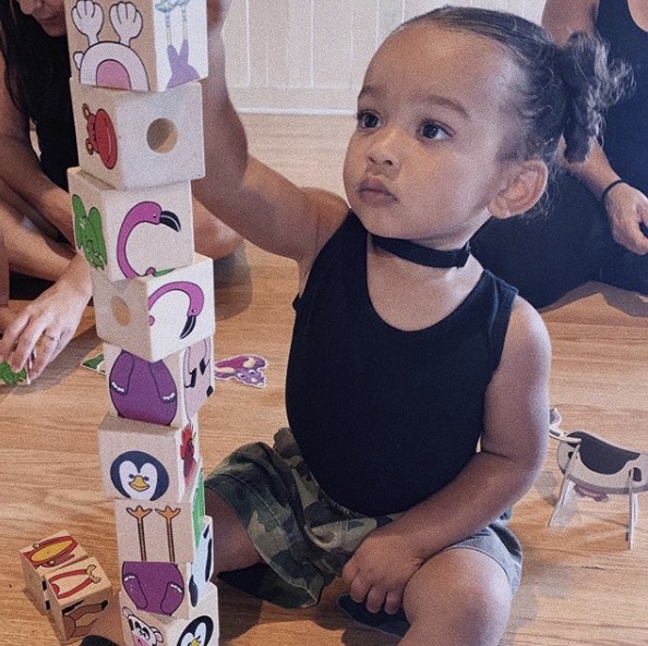 La fille de Kim Kardashian
