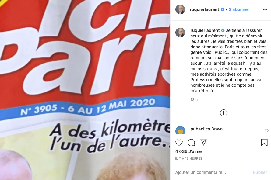 Laurent Ruquier Instagram