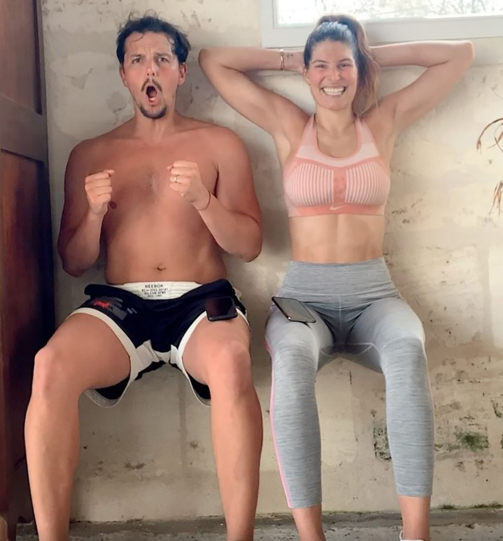 Laury Thilleman et son mari relèvent de nombreux défis sportifs