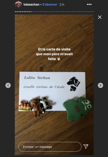 Lolita Séchan dévoile ses souvenirs