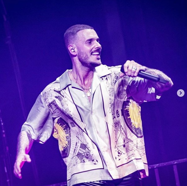 M Pokora sur Instagram