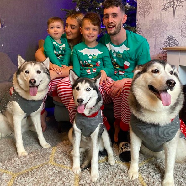 la famille des husky